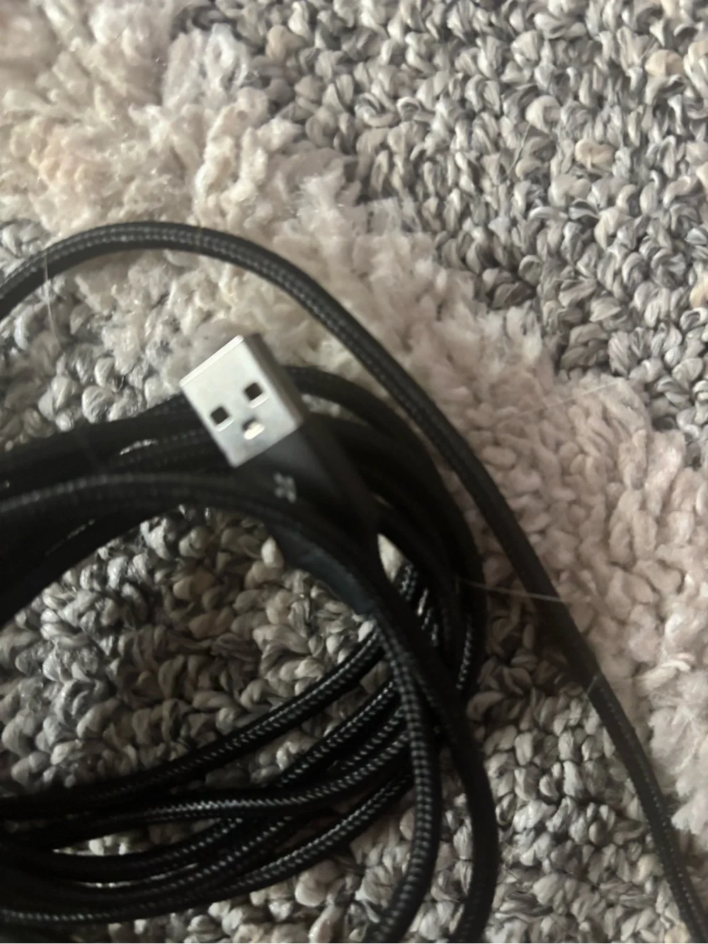 Braided USB Charging Cables - Black